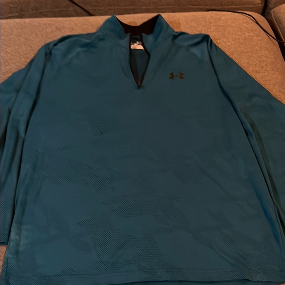 Under Armour Blue Quarter-Zip Pullover
